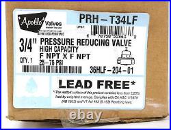 Apollo Valves PRH-T34LF Pressure Reducing Valve, 3/4