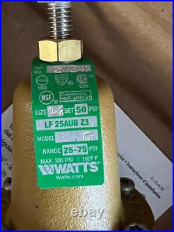NEW Watts LF25AUB-G-Z3 Water Pressure Reducing Valve 1/2 (0009234) Lead Free