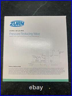 New NiB Zurn Wilkins Water Pressure Reducing Valve 1 inch (1-70XLDU) withOne Union