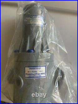 Plast-O-Matic PRHM075V-CP 3/4 IN CPVC Pressure Reducing Valve, with Viton Seals
