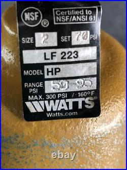 WATTS LF223 Brass High Capacity Pressure Reducing Valve 2