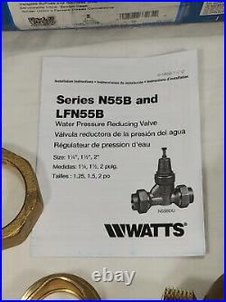 Watts 1 1/4 Lf N55bu-s Water Pressure Reducing Valve