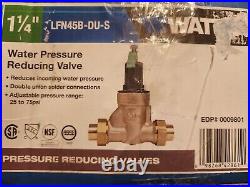 Watts 1-1/4 in. Lead-Free Copper Silicon Double Union Pressure Reducing Valve