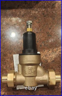 Watts 1-1/4 inch 25 to 75 psi Water Pressure Reducing Valve Double Solder Union