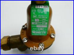 Watts 1/2 LF25AUB-G-Z3 Water Pressure Reducing Valve 25-75psi 1/2in