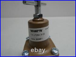 Watts 1/4 LF26A 3-50 Pressure Reducing Regulator Valve 1/4in