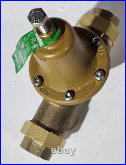 Watts 1 in. Double Union Brass Water Pressure Reducing Valve LF25AUB-DU-Z3