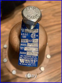 Watts 11/2 LF 223 1-1/2 In Pipe Size Water Pressure Reducing Valve
