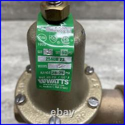 Watts 25AUB Z3 Water Pressure Reducing Valve, Sweat Union x 1 FNPT, New