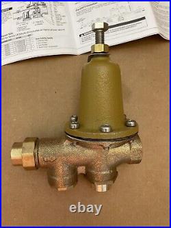 Watts Copper Water Pressure Reducing Valve 1/2 LF25AUB-LP-Z14