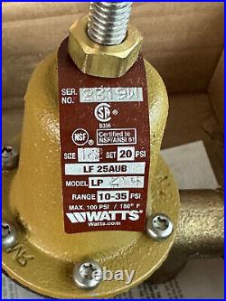Watts LF25AUB-LP-Z14 1/2-in Copper FNTP Water Pressure Reducing Valve