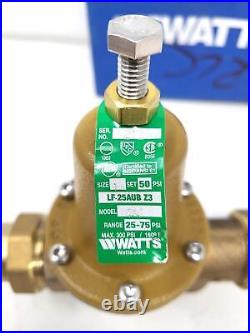 Watts LF25AUB-Z3 Water Pressure Reducing Valve NPT Female Union x NPT Female