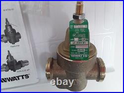 Watts Lfn55bm1 Water Pressure Reducing Valve 3/4 Npt Threaded Female End Conn