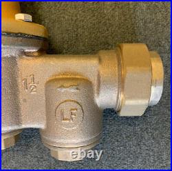 Watts Lfu5b-z3 Water Pressure Reducing Valve, 1-1/2 Pipe Size, 38yj10, New