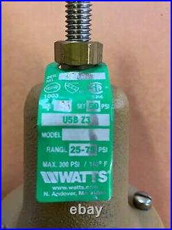 Watts U5B-Z3 Water Pressure Reducing Valve, Range 25-75psi, 300psi Max