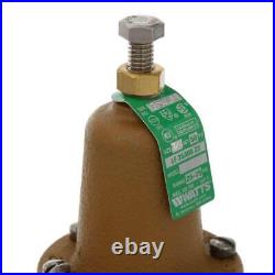 Watts Water Pressure Reducing Valve 3/4 FPT x FPT Threaded Copper Lead-Free
