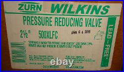 Wilkins 212-500XLFC Pressure Reducing Valve 2-1/2 500XLFC Flanged Zurn NEW