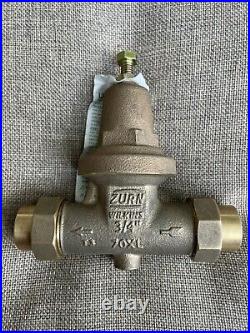 ZURN Wilkins 3/4 Bronze Water Pressure Reducing Valve #34-70XLDU