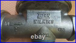 Zurn 2-500XL Water Pressure Reducing Valve 2 2in Wilkins Regulating Regulator