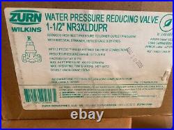 Zurn Water Pressure Reducing Valve 1-1/2 NR3XLDUPR (NEW)