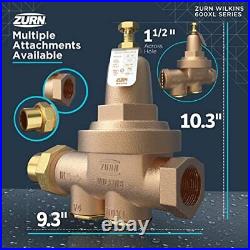 Zurn Wilkins 112-600XL 1-1/2 600XL Water Pressure Reducing Valve
